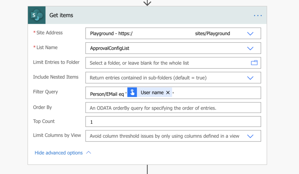 Power Automate lookup for user