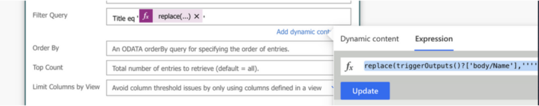 how-to-use-string-with-apostrophe-in-power-automate-filter-query