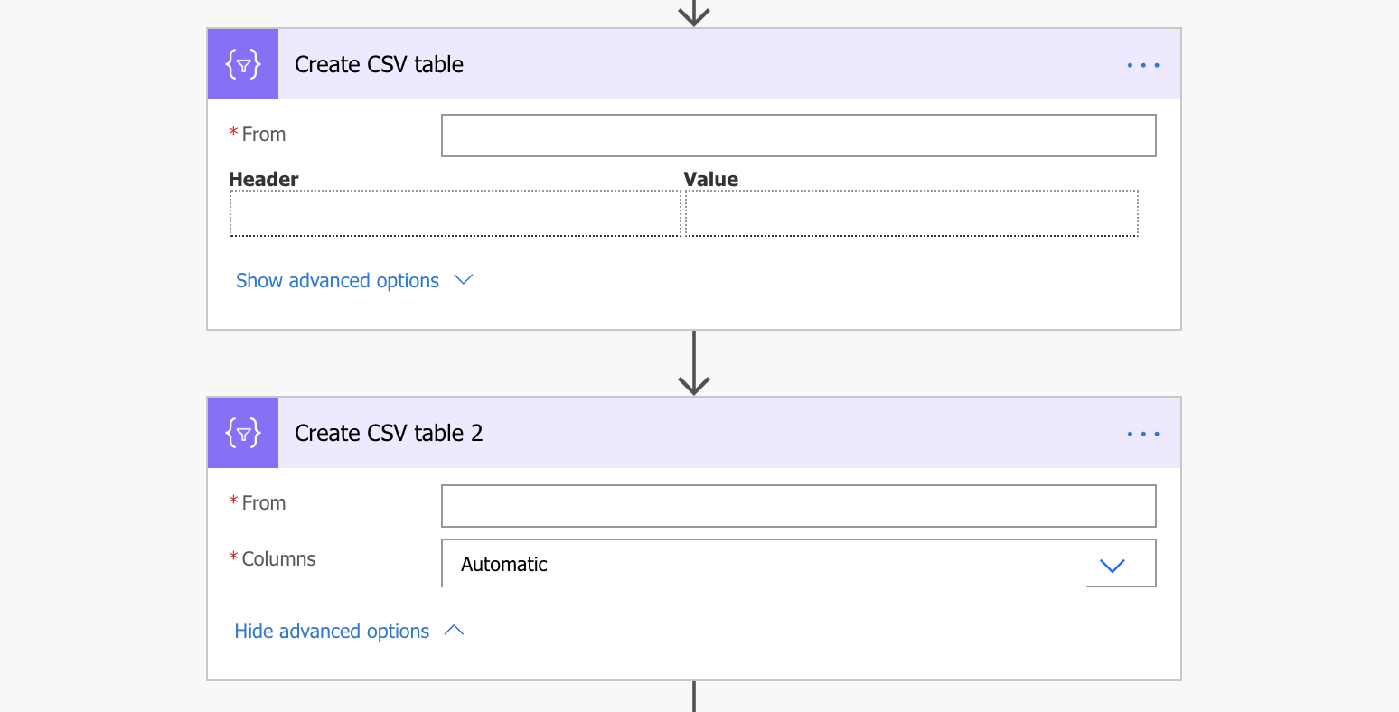 distillare-vai-su-dignitoso-create-csv-file-power-automate-tubatura-redini-preparare-la-cena