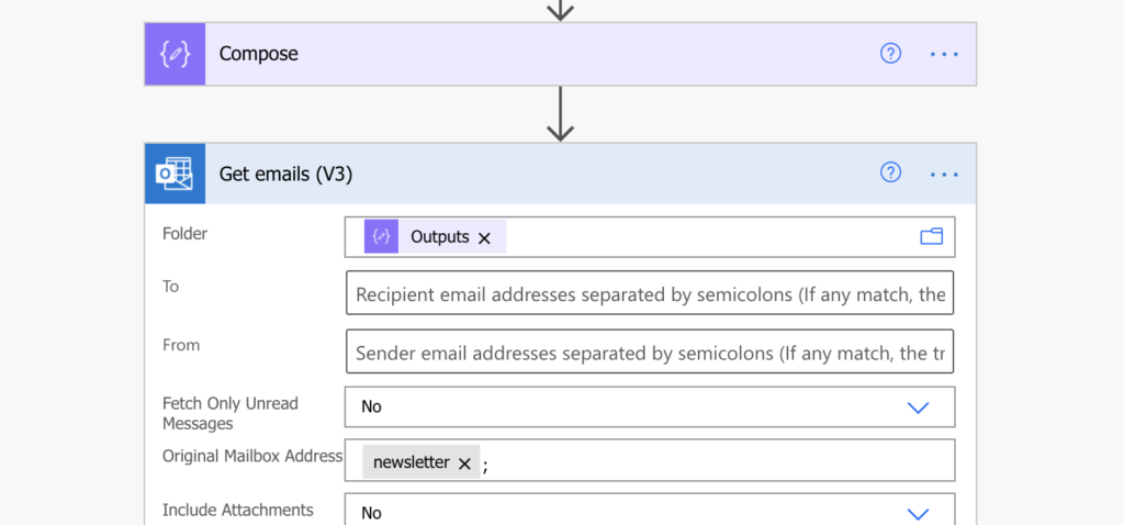 Power Automate get emails shared mailbox folder