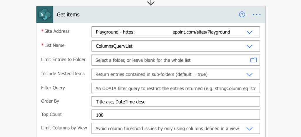 Order SharePoint items Power Automate by multiple columns