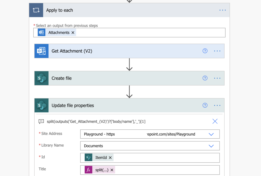 Split a PDF Document with Power Automate