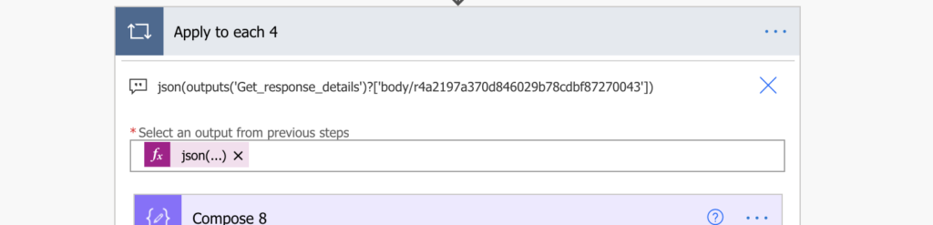 Power Automate split Forms multiple selection