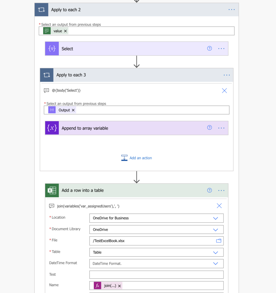 value assignments assigned to user id