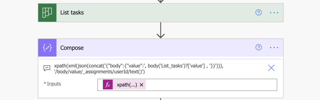 value assignments assigned to user id