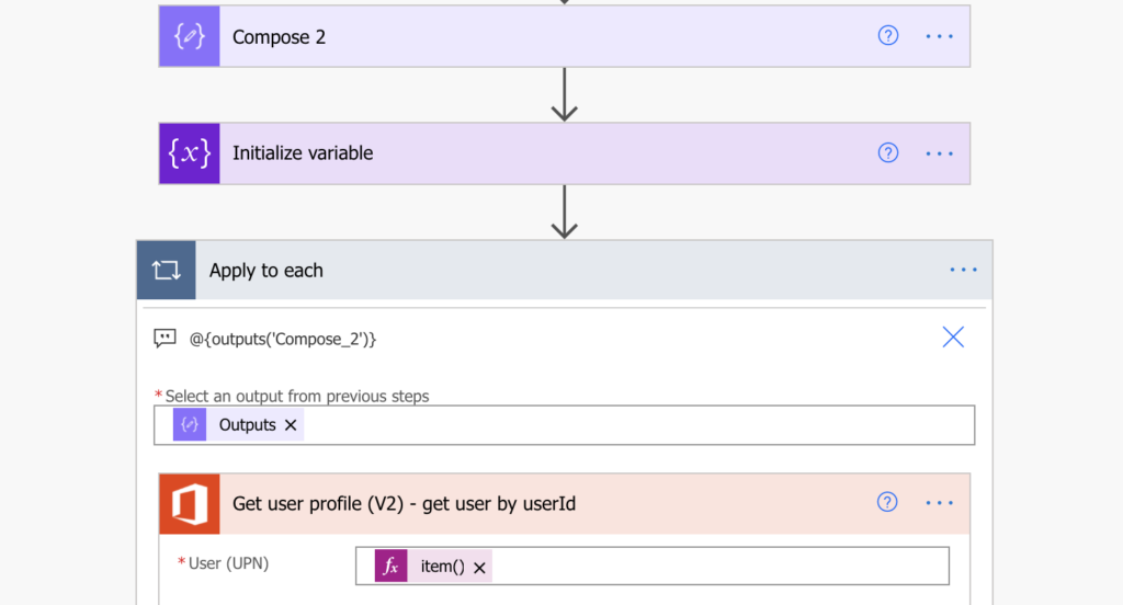 value assignments assigned to user id