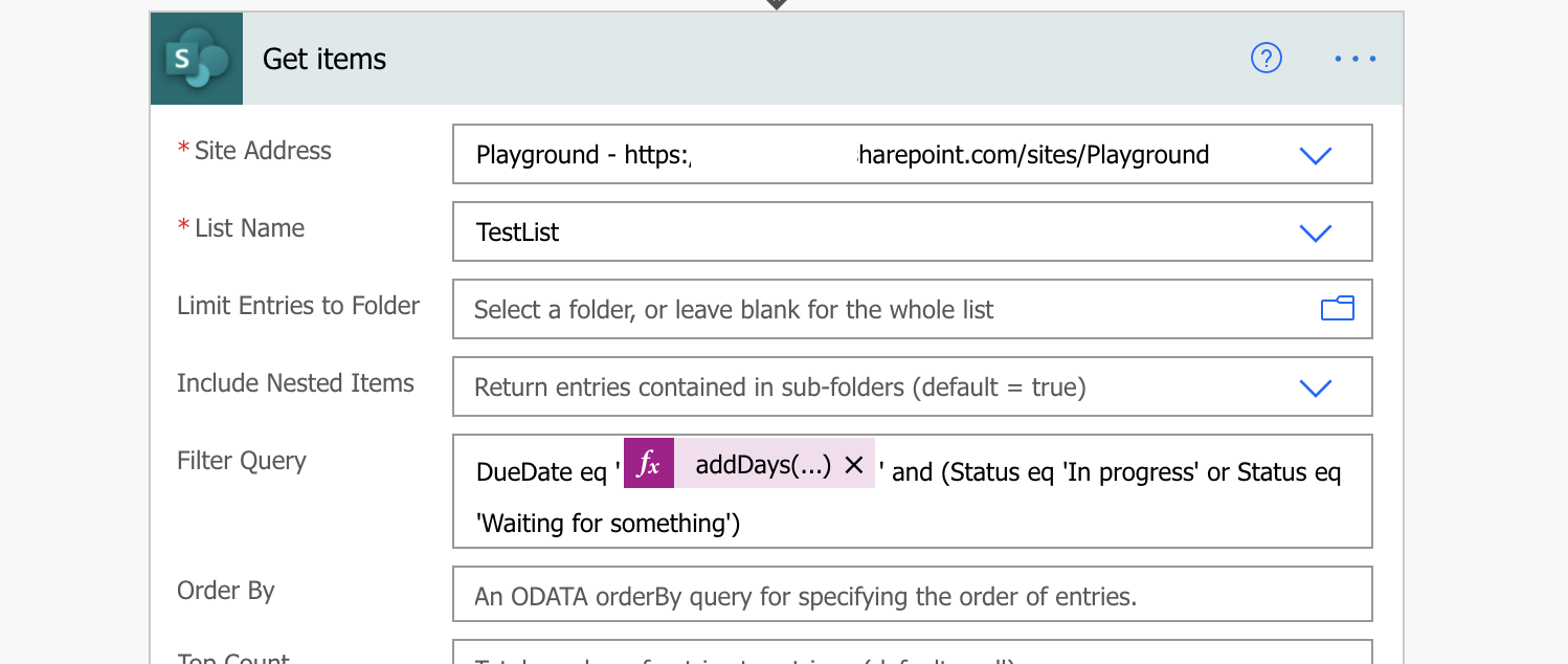 Multiple Filter Query In Power Automate Get Items Printable Templates 