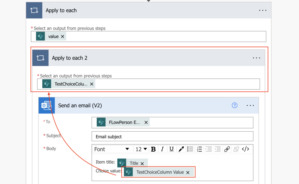 Power Automate Apply To Each Value Vs Body