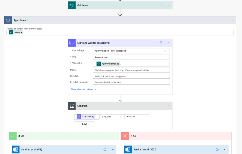 Power Automate repeating actions