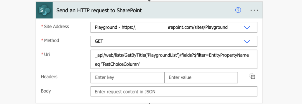 Power Automate add new choice SharePoint