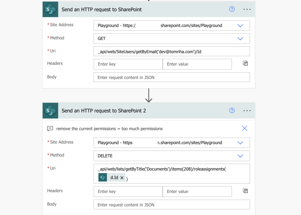 Remove Permissions From A Specific SharePoint User With Power Automate