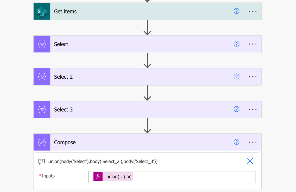 Power Automate unique more people columns