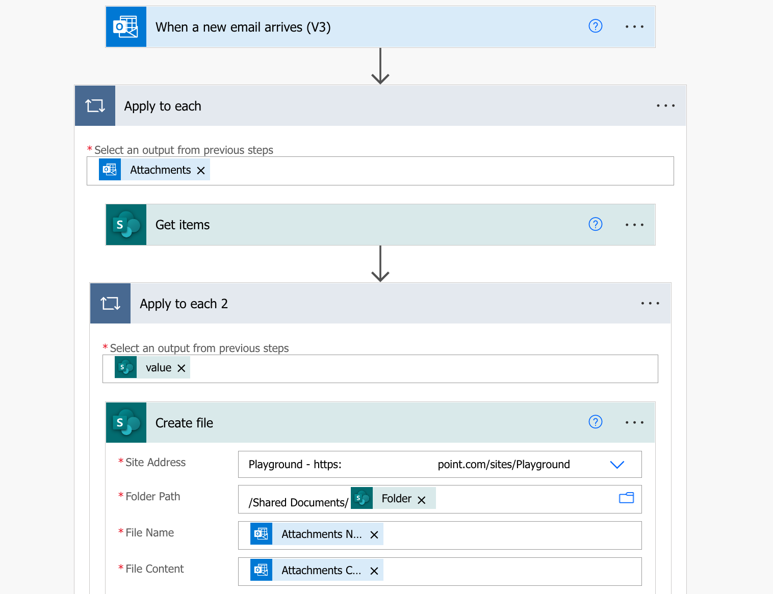 save-email-attachment-to-a-specific-sharepoint-folder-power-automate