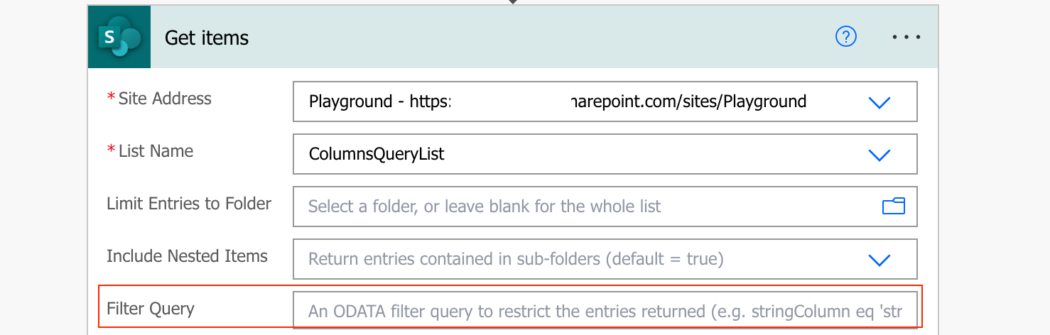 sharepoint-online-odata-filter-query-designer-not-showing-in-power