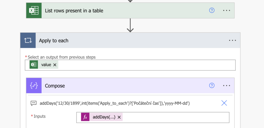 Power Automate Get Date From Excel Table