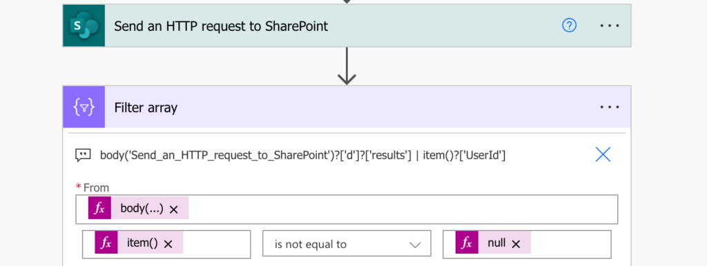 Power Automate SharePoint group members