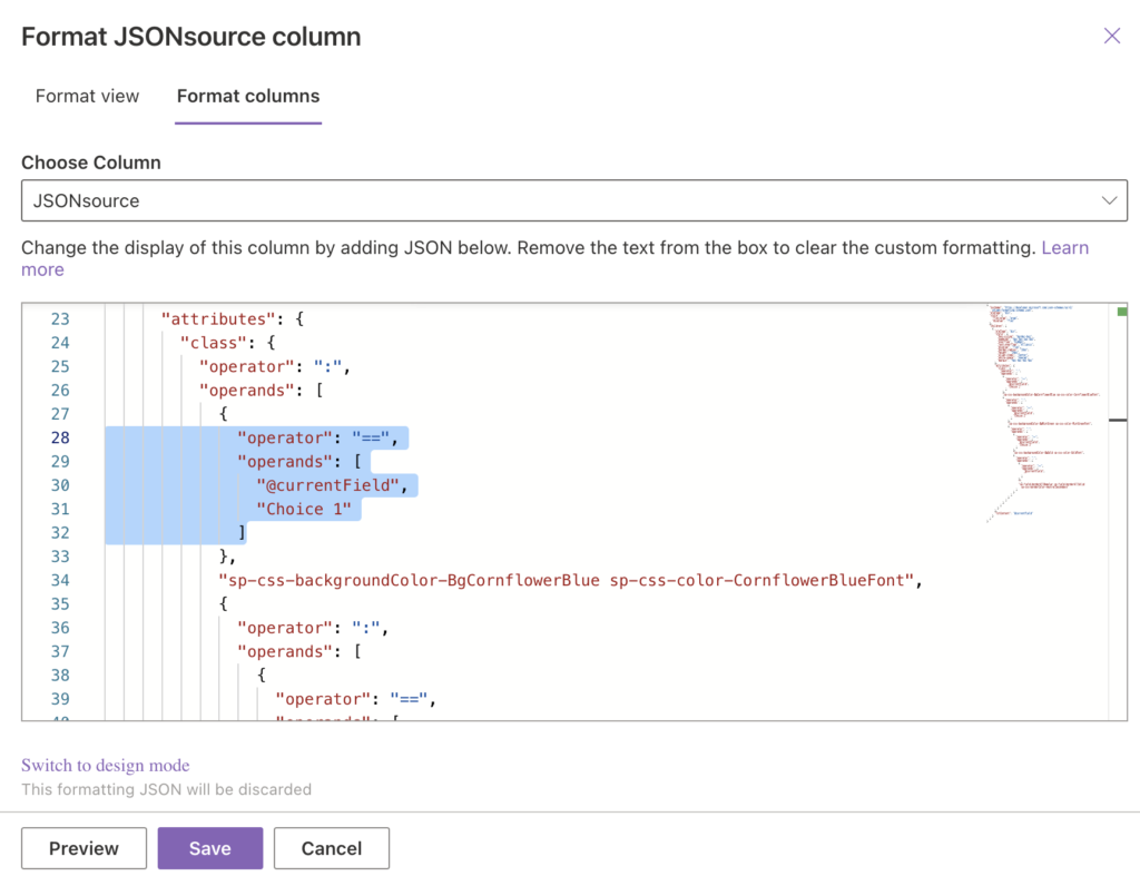 SharePoint column colour value