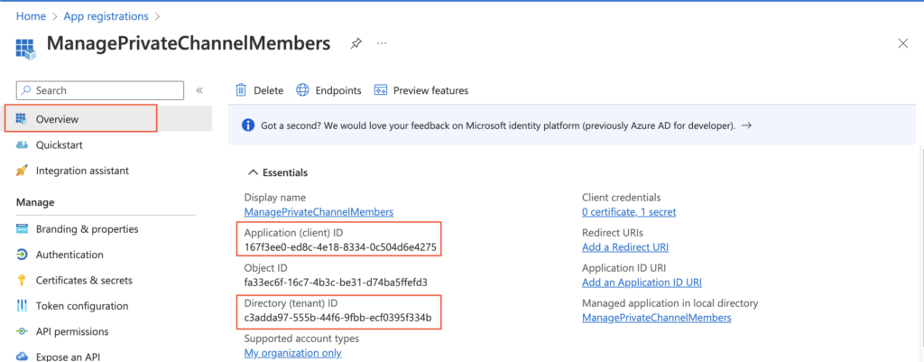 Power Automate authenticate azure app