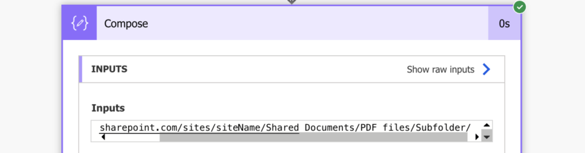 power automate get latest file in sharepoint folder