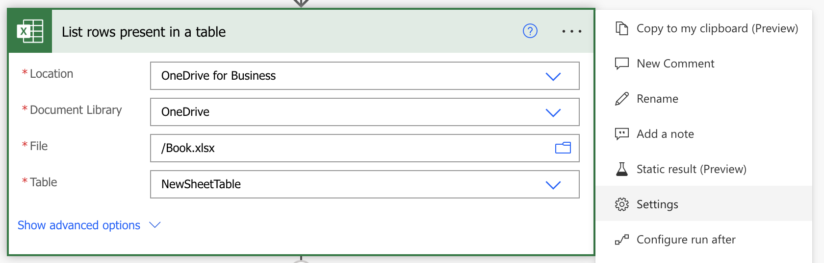 Power Automate Excel List Rows Present In A Table Filter Query 