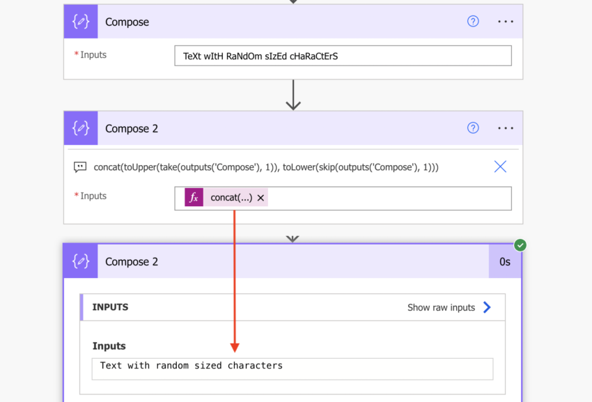 making-the-first-character-upper-case-using-power-automate-flow