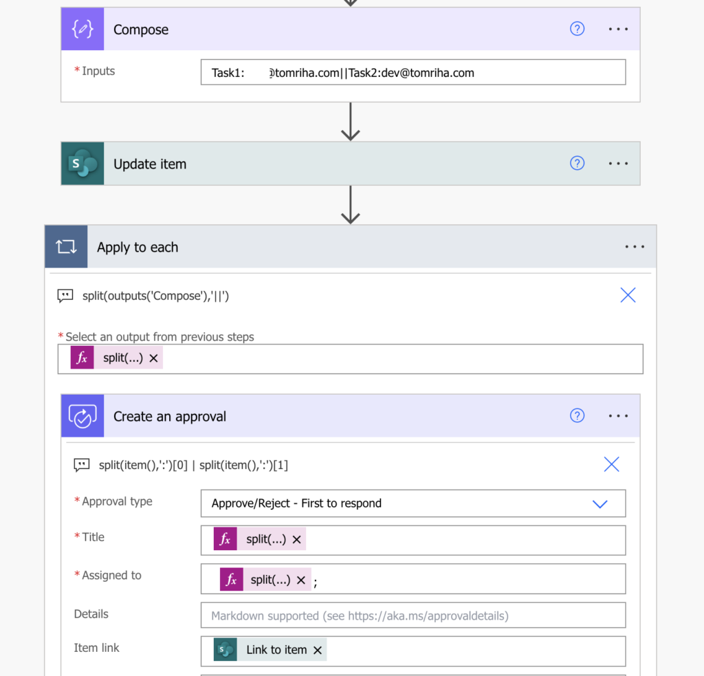 power automate reminders parallel tasks