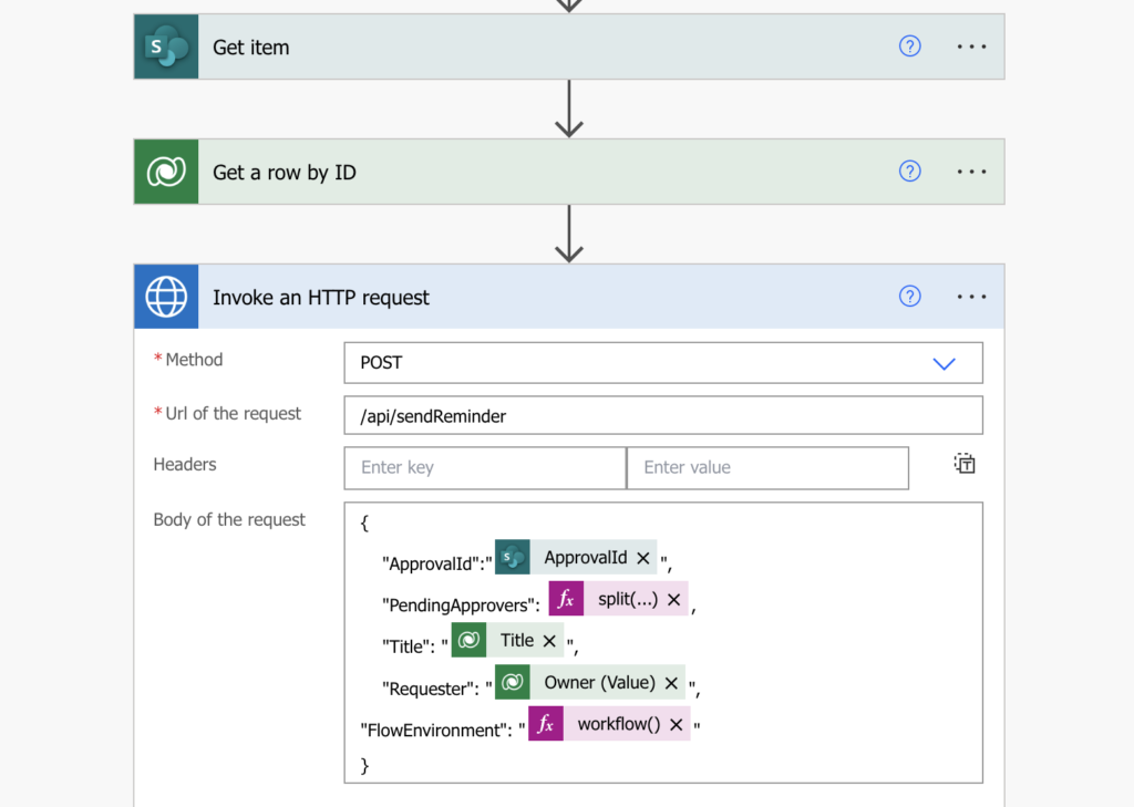 Power Automate approval follow up