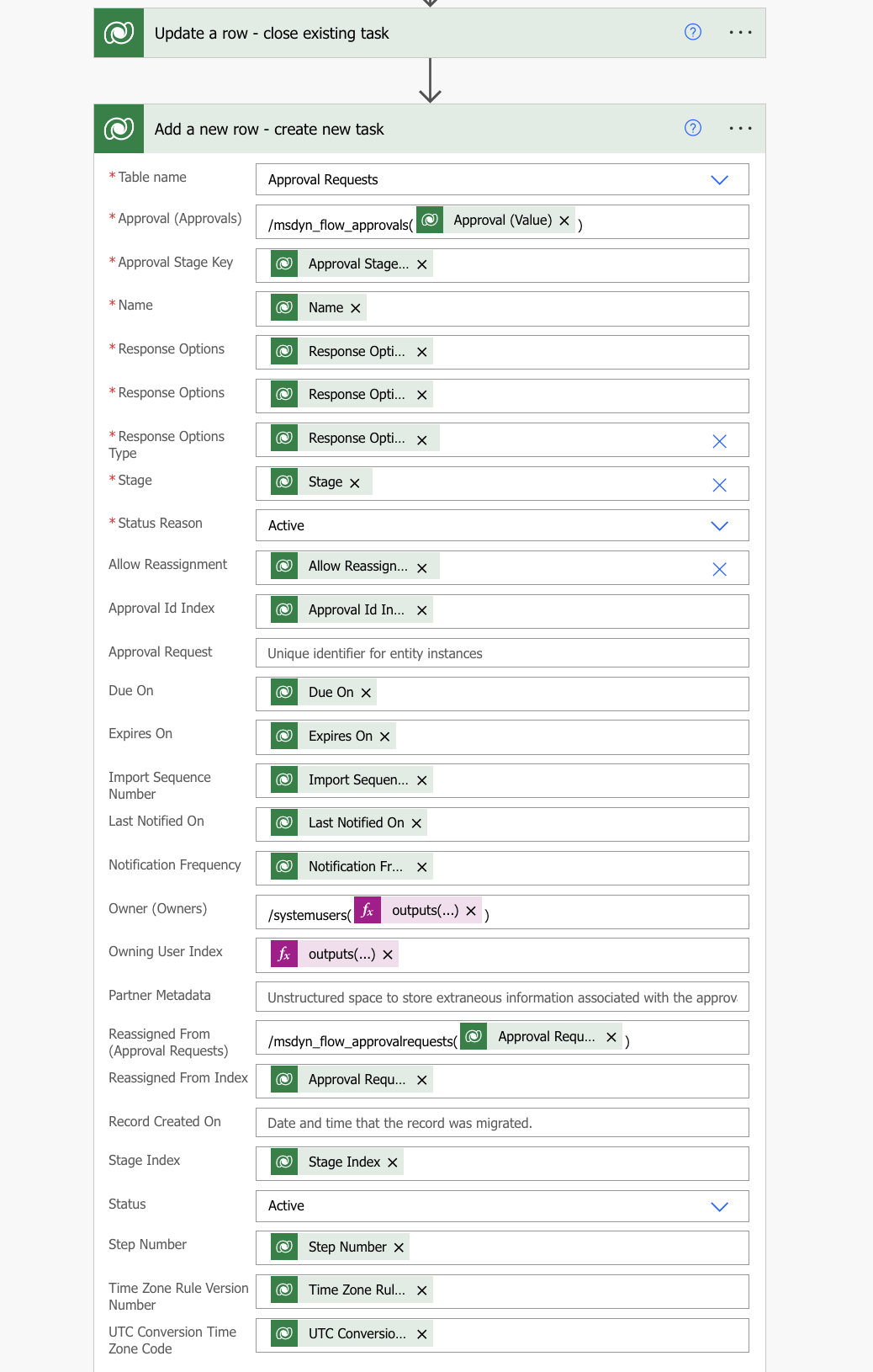 Power Automate delegate approval task