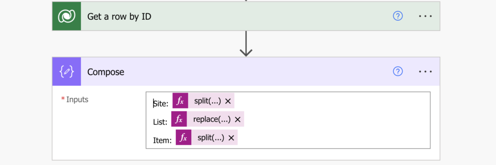 task related item power automate