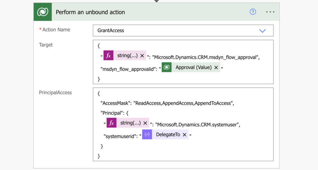 Power Automate Dataverse share row