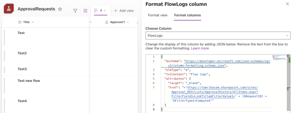 SharePoint pre-filtered list view link