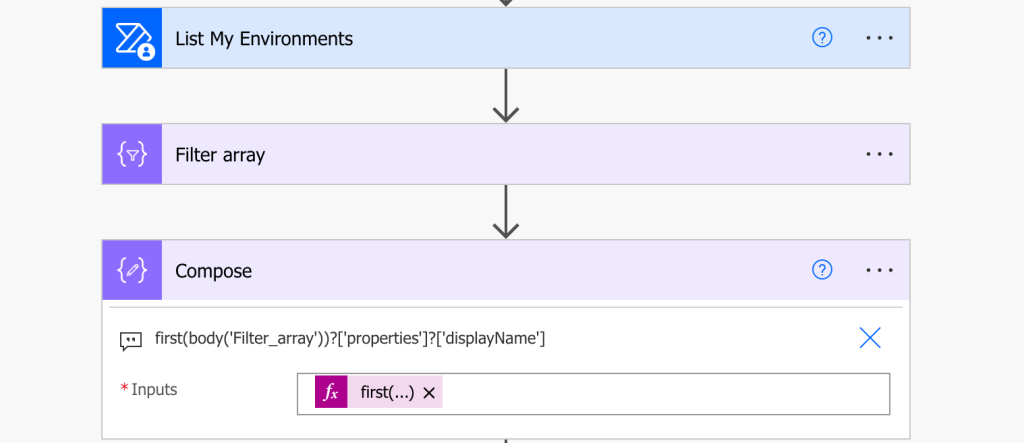 Power Automate get flow information