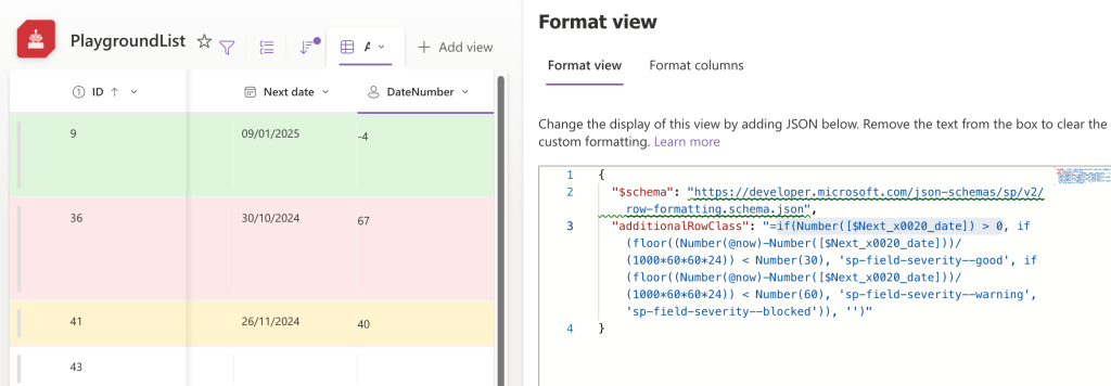 sharepoint json formatting date empty