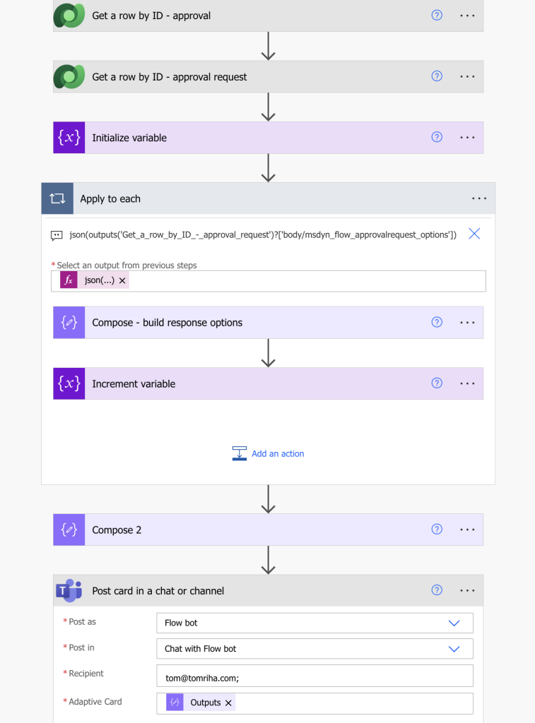 Build Adaptive cards for existing Approval tasks